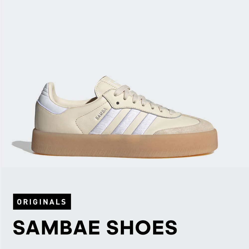 Adidas Sambae Originals Shoes - Cream